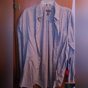 EUC Van Heusen men's large button down shirt